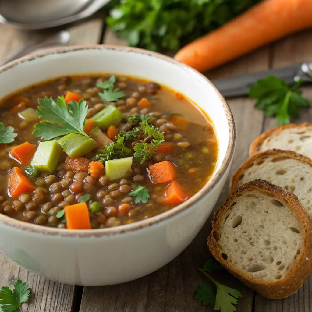 Lentil Vegetable Soup Recipe